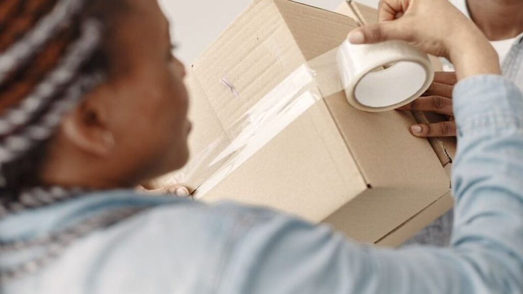 Movers loading a truck for a Virginia Beach move